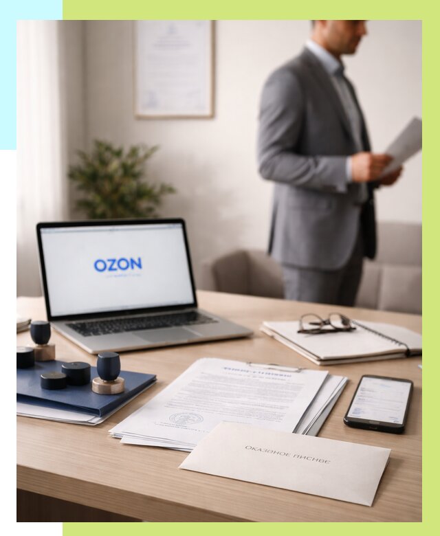 Отказное письмо для Ozon в Дзержинском от 3582 р. | Сертэкс